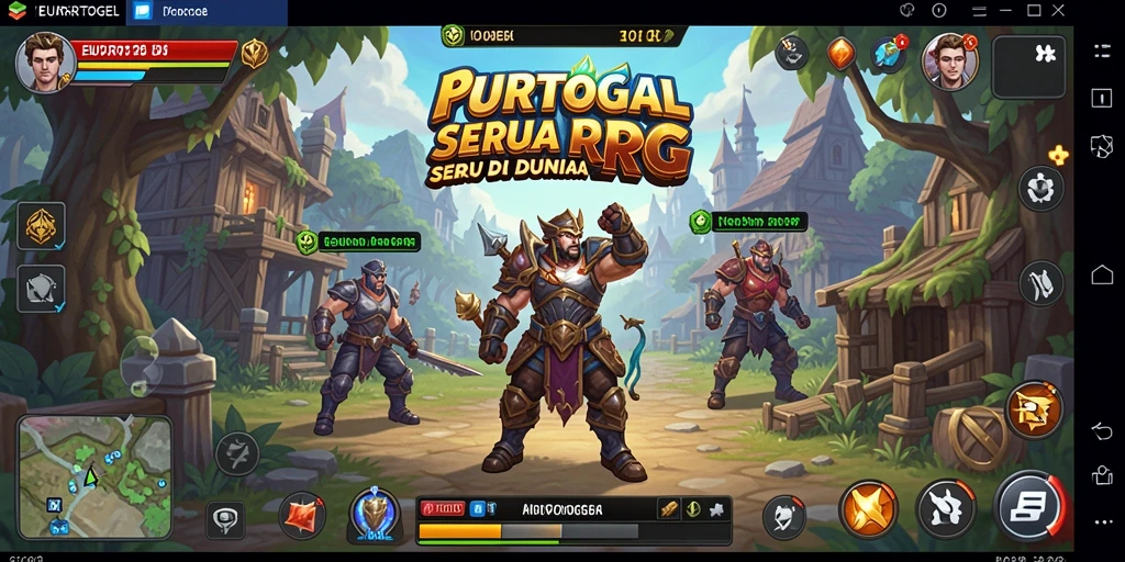 Tampilan gameplay menarik di dunia RPG EUROTOGEL.