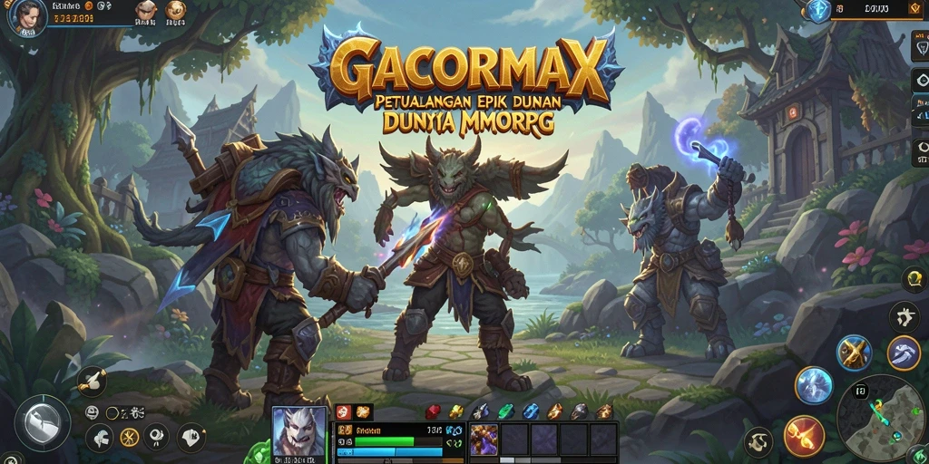 Tangkapan layar gameplay epik dari GACORMAX menampilkan petualangan luar biasa.