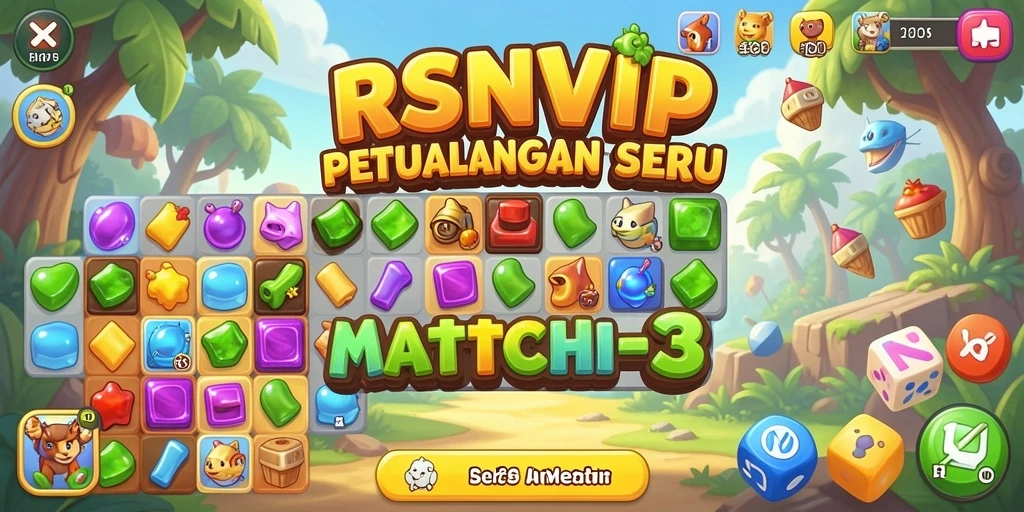 Screenshot gameplay RSNVIP yang menarik dan penuh warna.