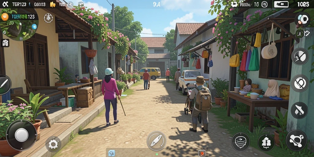 Tampilan gameplay TGER123 yang menarik dan interaktif dalam simulasi kehidupan.